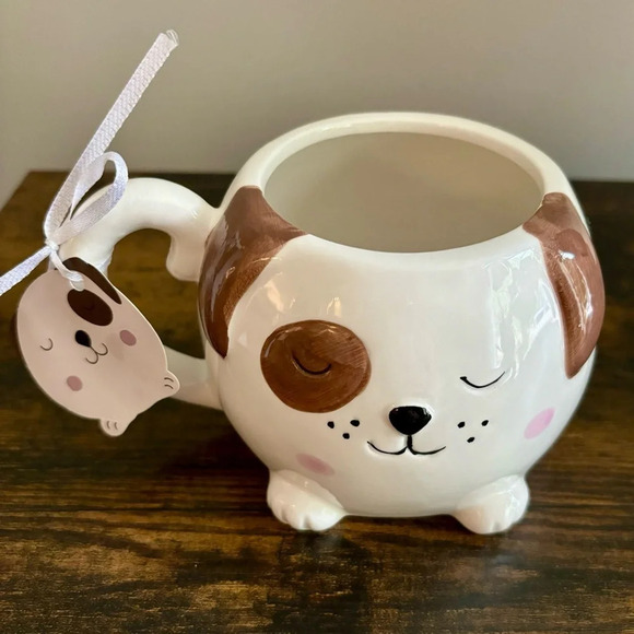 MRKT| Handmade Whimsical Puppy Mug - Ceramic - Brand NEW! - Picture 7 of 7